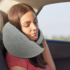 Premium Travel Neck Pillow – Comfortable Memory Foam Support for Flights & Road Trips