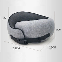 Premium Travel Neck Pillow – Comfortable Memory Foam Support for Flights & Road Trips