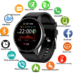 LIGE 2025 New Smart Watch | Full Touch Screen Sport Fitness Watch IP67 Waterproof Bluetooth For Android ios