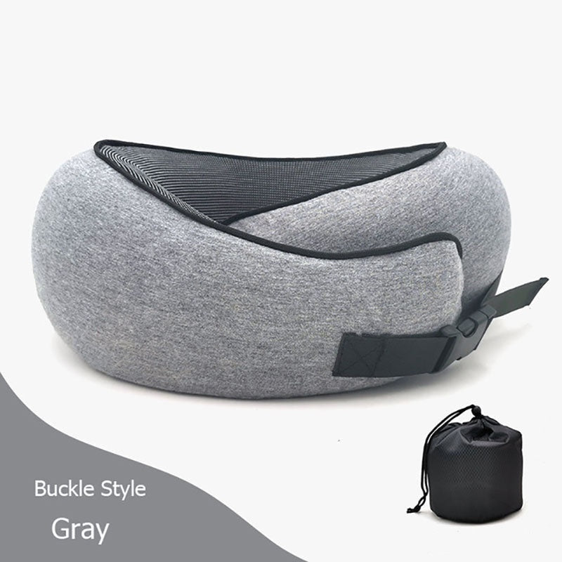 Premium Travel Neck Pillow – Comfortable Memory Foam Support for Flights & Road Trips
