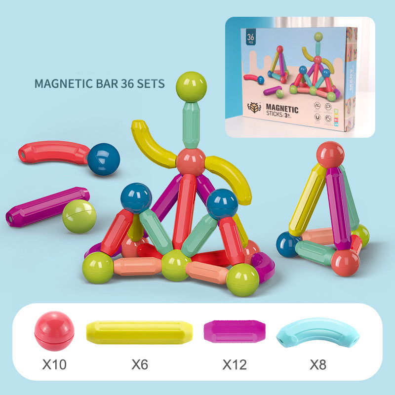 Baby Toys Magnetic Stick Building Blocks Games For Children Magnetic Toy Bricks