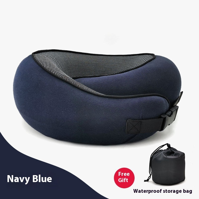 Premium Travel Neck Pillow – Comfortable Memory Foam Support for Flights & Road Trips