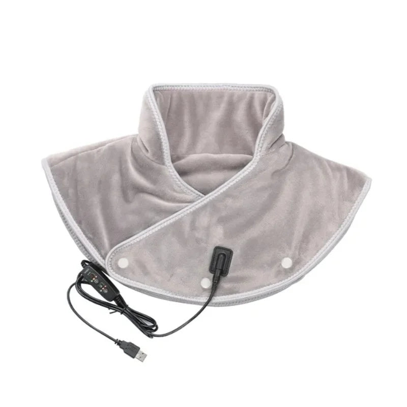 Electric Shoulder Neck Heating Pad Massage Hot Compress Cervical Tool Three Gear Adjustable for Shoulder Neck Back Heated Warmer