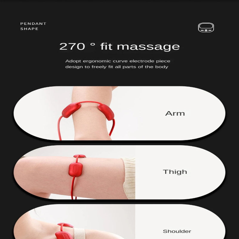 Mini Smart Hanging Neck Shoulder Cervical Spine Massager Mini Portable Hot Compress Neck Artifact Dredging Neck Protector