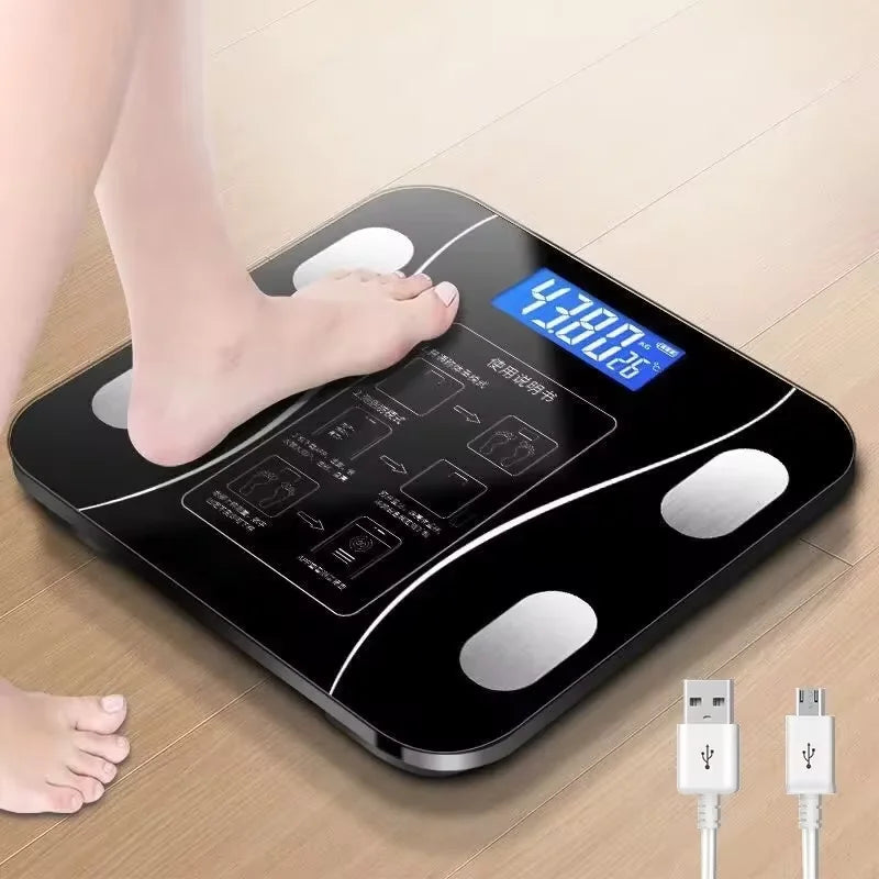 charging model weight scale Household intelligent human body scale professional body weight, simple health weight, name New