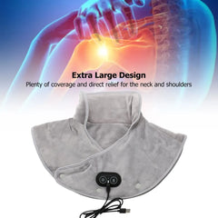 Electric Shoulder Neck Heating Pad Massage Hot Compress Cervical Tool Three Gear Adjustable for Shoulder Neck Back Heated Warmer