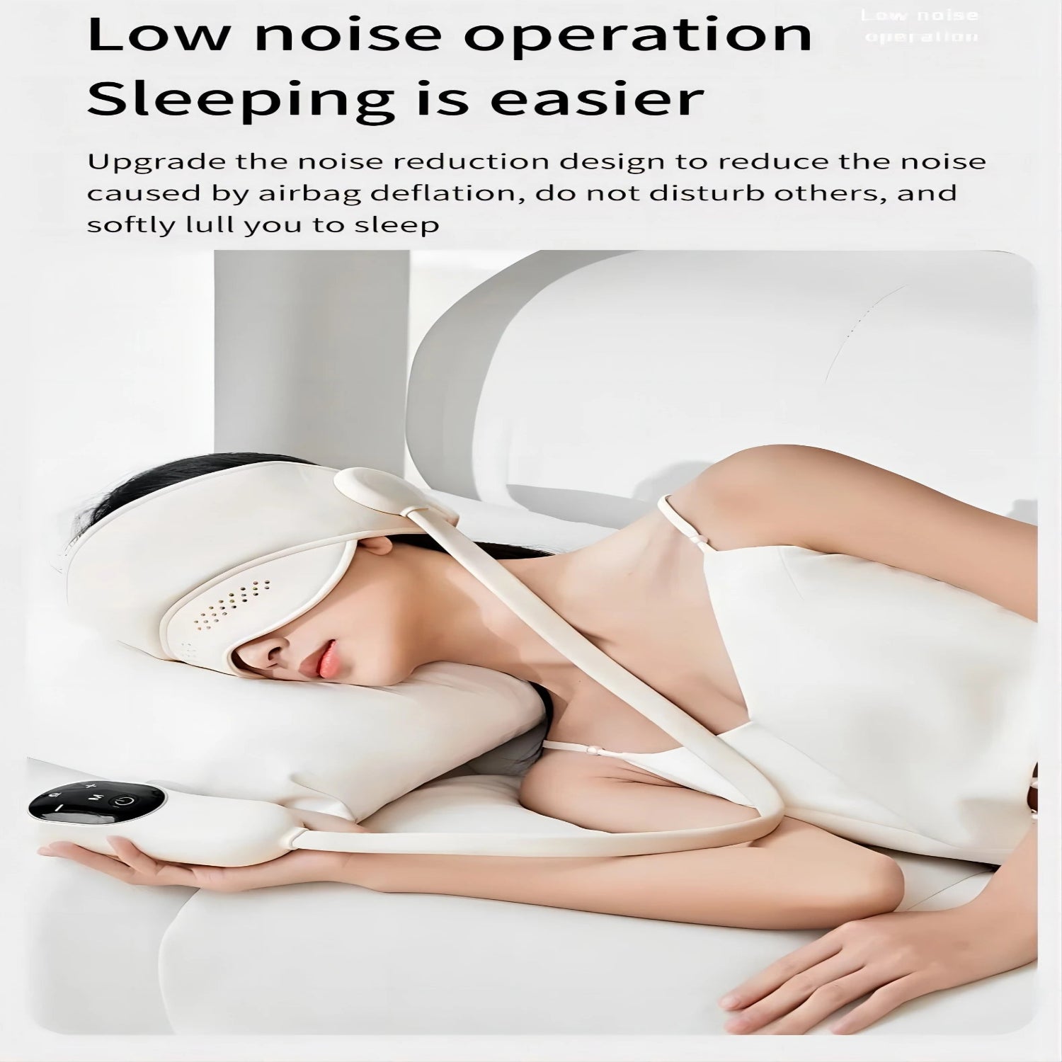 Air Pressure Head Massager Electric Head Eye Massager Graphene Heating Eye Hot Compress for Relax Improve Sleep Stress Relief