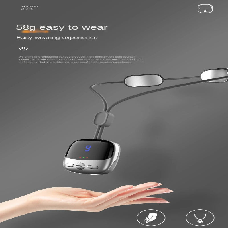 Mini Smart Hanging Neck Shoulder Cervical Spine Massager Mini Portable Hot Compress Neck Artifact Dredging Neck Protector