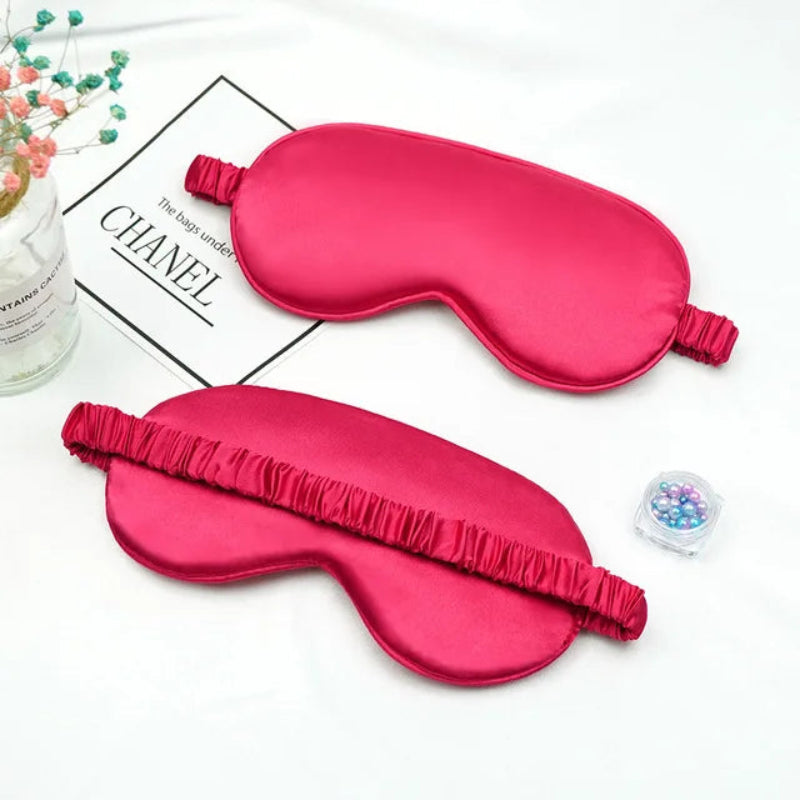 Imitated Silk Eye Patch Shading Sleep Eye Mask Eyepatch Travel Relax Cover Eyeshade Health Sleeping Shield Eye Care Tool