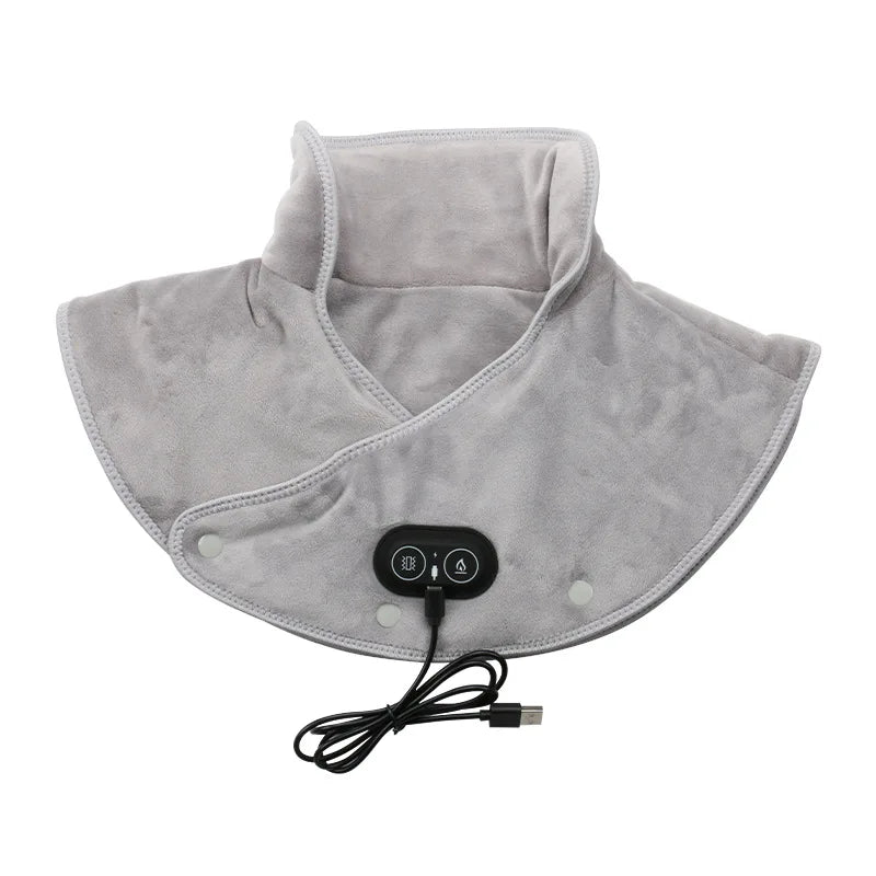 Electric Shoulder Neck Heating Pad Massage Hot Compress Cervical Tool Three Gear Adjustable for Shoulder Neck Back Heated Warmer