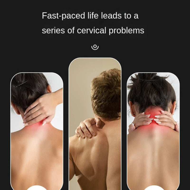 Mini Smart Hanging Neck Shoulder Cervical Spine Massager Mini Portable Hot Compress Neck Artifact Dredging Neck Protector