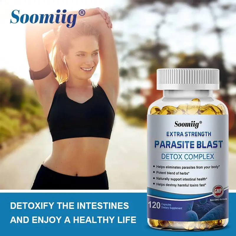 Parasite Detox - Gut Health Supplements - Gut Health - Boosts Immune System - Supports Cleansing and Detoxification