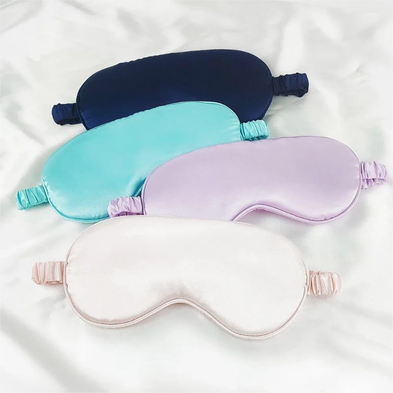 Imitated Silk Eye Patch Shading Sleep Eye Mask Eyepatch Travel Relax Cover Eyeshade Health Sleeping Shield Eye Care Tool