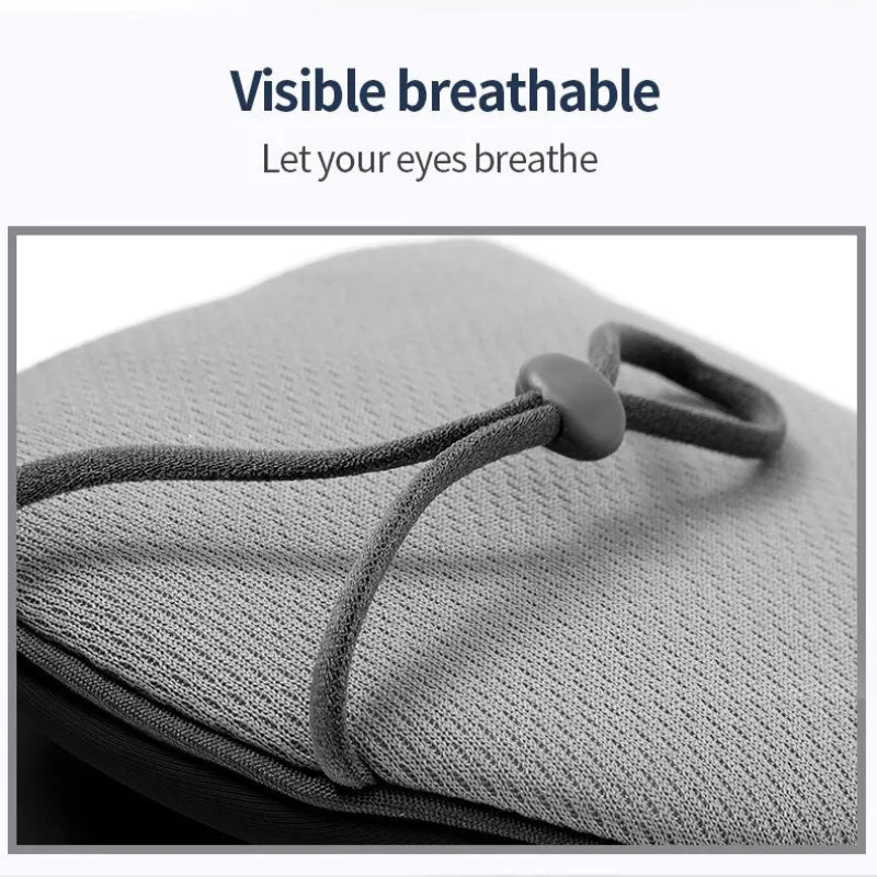Sleeping Eye Mask Korean Style Ice Silk Warm And Cool Dual Use Adjustable Travel Sleep Shade Man Eyepatch Health Beauty Cute