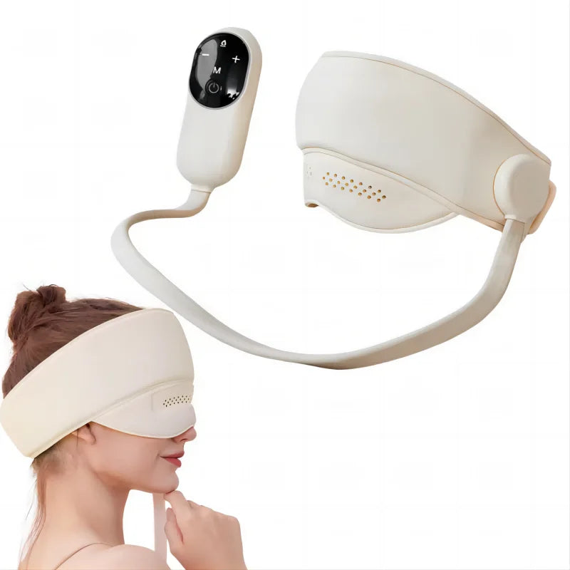 Air Pressure Head Massager Electric Head Eye Massager Graphene Heating Eye Hot Compress for Relax Improve Sleep Stress Relief