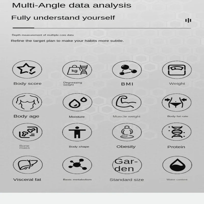 charging model weight scale Household intelligent human body scale professional body weight, simple health weight, name New