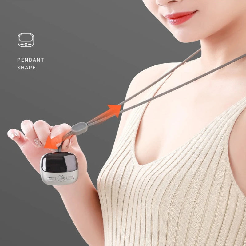 Mini Smart Hanging Neck Shoulder Cervical Spine Massager Mini Portable Hot Compress Neck Artifact Dredging Neck Protector