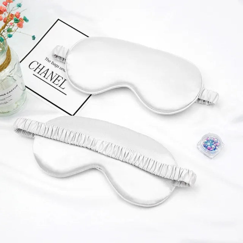 Imitated Silk Eye Patch Shading Sleep Eye Mask Eyepatch Travel Relax Cover Eyeshade Health Sleeping Shield Eye Care Tool