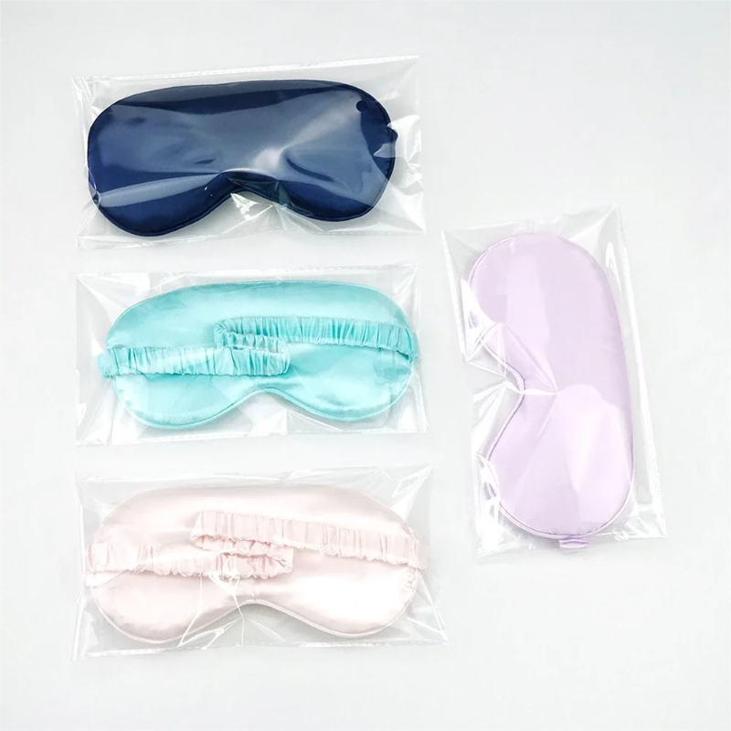 Imitated Silk Eye Patch Shading Sleep Eye Mask Eyepatch Travel Relax Cover Eyeshade Health Sleeping Shield Eye Care Tool