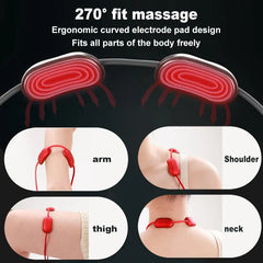 Mini Smart Hanging Neck Shoulder Cervical Spine Massager Mini Portable Hot Compress Neck Artifact Dredging Neck Protector