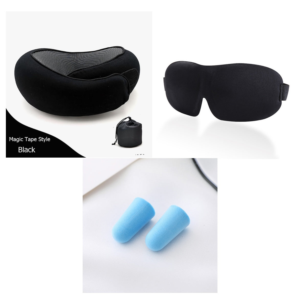 Premium Travel Neck Pillow – Comfortable Memory Foam Support for Flights & Road Trips