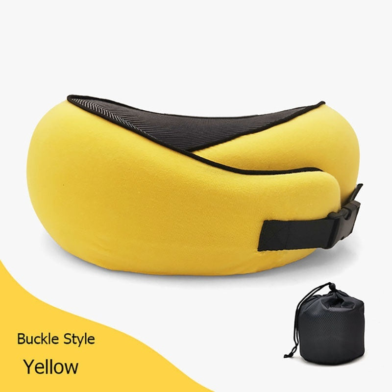 Premium Travel Neck Pillow – Comfortable Memory Foam Support for Flights & Road Trips