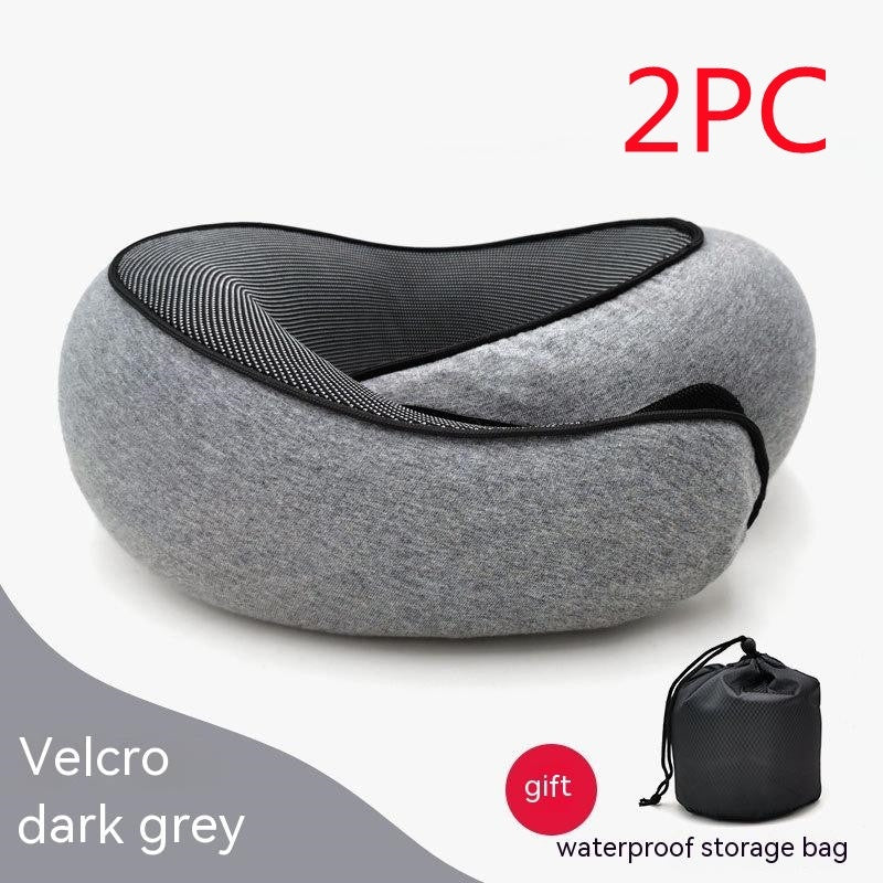 Premium Travel Neck Pillow – Comfortable Memory Foam Support for Flights & Road Trips